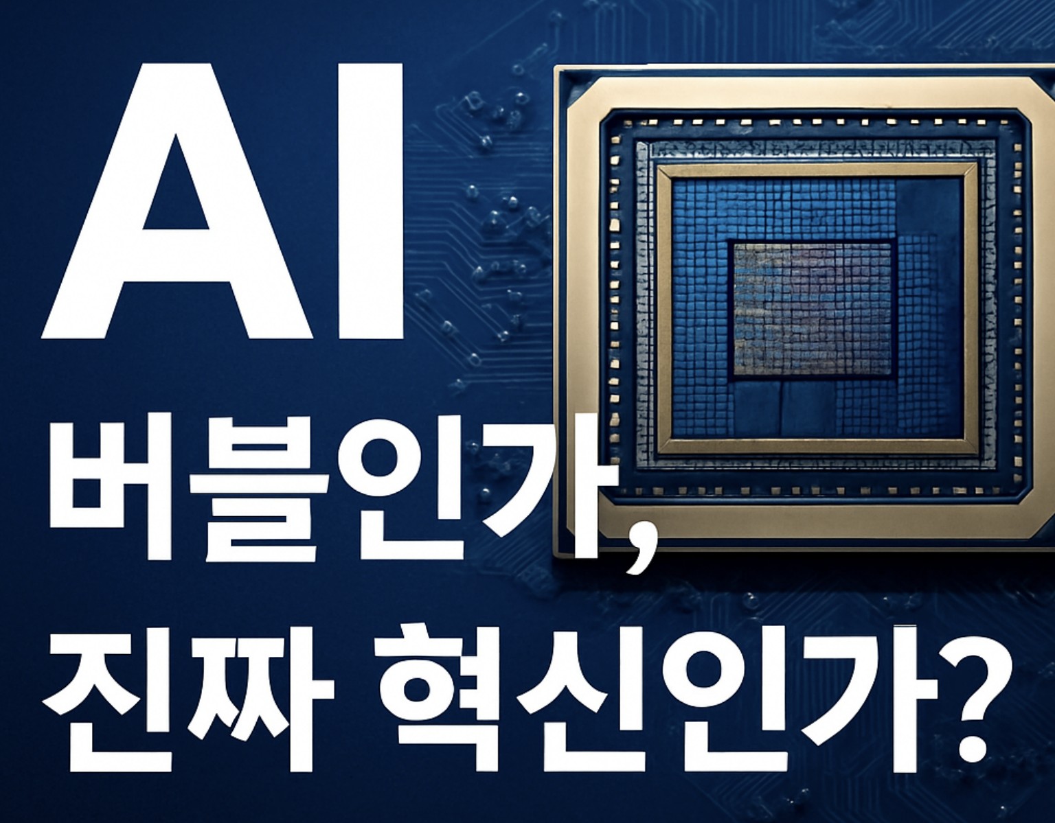 AI버블인가, 진짜 혁신인가 - 엔비디아 이후 시장이 던지는 질문 - BLIFENOTE